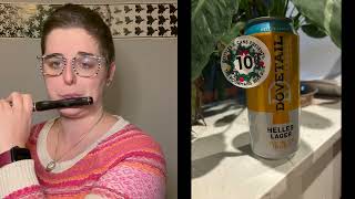 Beers and Flutes Advent 2023 - Day 10 | Dovetail Brewing Helles Lager