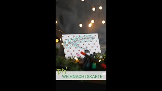 DIY Weihnachtskarte