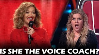 JUDGES TRY BLIND AUDITION THE VOICE | SURPRISING