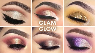 GOLD GLITTER Eye Makeup Tutorial 🌟 Eye Makeup Trends 2021