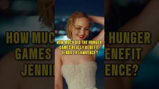 How much did The Hunger Games really benefit Jennifer Lawrence