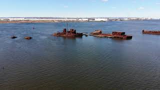 Abandoned Boat Yard - Short Flight - DJI Mavic Air - 4K