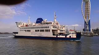 Wightlink  St Faith IOW ferry 4 March 2018