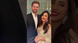 Ushna shah with her husband #youtubeshorts @Syeda_BA #plzlikeandsubscribemychannel #unfreezemyacco