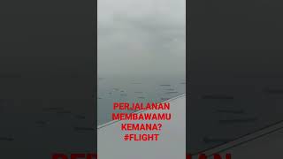 SAAT DI ATAS AWAN #flight #pesawatterbang  #traveling