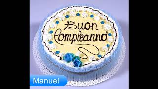 Buon compleanno MANUEL - Auguri