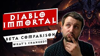 WHAT'S CHANGED?! Diablo Immortal Beta Comparison