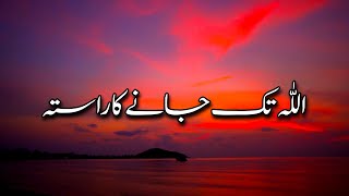 Allah Tak Jane Ka Rasta || اللّٰہ تک جانے کا راستہ || moulana tariq jammel bayan || #islamicpage680