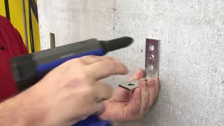 Demonstration of SFS Peel Rivet Fastener into USG Structural Panel