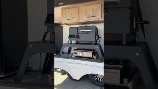 Pellet Smoker in a Fifth Wheel? Amazing Outdoor Kitchen in the 2024 K-Z Durango Half Ton 256RKT