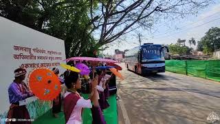 G20 Delegates Welcome Sangma Dance at Agartala Tripura