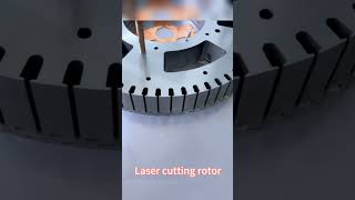 Laser cutting rotor