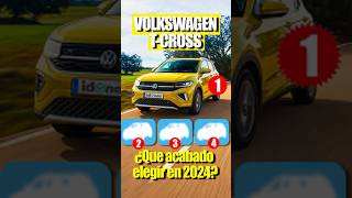 VOLKSWAGEN T-CROSS 2024 ¿QUÉ ACABADO ELEGIR EN 2024? MÁS, LIFE, R-LINE 🤔🚗