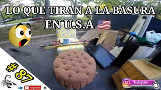 😱 LO QUE TIRAN A LA BASURA EN 🇺🇸 U.S.A # 87