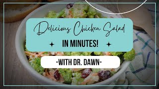 Quick and Easy Chicken Salad Recipe | Healthy Lunch Ideas