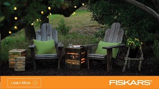 DIY Backyard Oasis Tutorial by Fiskars