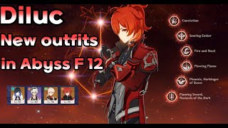 Diluc C6 2.8 Spiral Abyss Floor 12