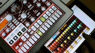 iELECTRIBE - editing pitches easier with Chrome / Web MIDI API / iSEQTRIBE