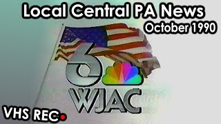 Local Central PA News October 1990 W/Commercials (Partial REC.)