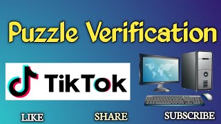 Tik tok puzzle verificaton in PC | Tik tok login in PC | Tik tok account verification | in Telugu