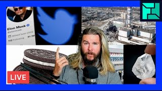 🔴 Nuclear batteries, Elon buys Twitter, Chernobyl anniversary | [OFFICE HOURS] Podcast 088