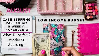 FOR REAL THO… WHAT I USE FOR 2 WEEKS CASH STUFFING | SMALL BUDGET | BUDGET RESET | LOW INCOME | 2023