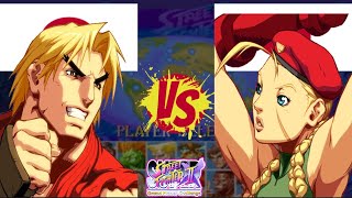 Super Street Fighter II X - grand master challenge makiri vs Crawling Chaos.