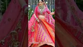 New letest bridal lehenga collection with golden blouse design|| #newsong|| #newstatus|| #shorts||