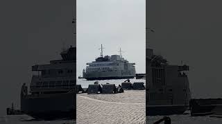 🇸🇪ÖRESUND FERRY INTO HELSINGBORG SWEDEN 🇸🇪 #sweden #ferry #shorts