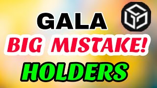 GALA Huge EXPLOSION! Gala coin Price Prediction