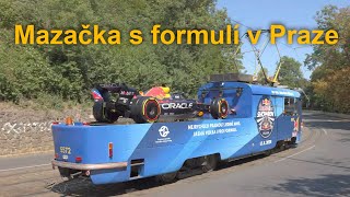 Vůz Formule 1 na mazací tramvaji 5572, 13-15.8.2024 | 8K HDR