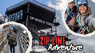 Worlds fastest seated Zip line😱| 1.5km long🏴󠁧󠁢󠁷󠁬󠁳󠁿|Zip World  phoenix🐦‍🔥