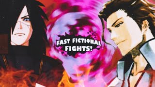 Fast Fictional Fights Episode 1: Madara Uchiha vs Sosuke Aizen