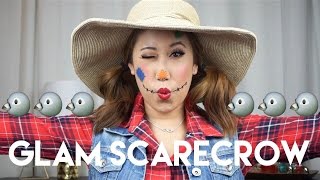 HALLOWEEN TUTORIAL || Glam Scarecrow