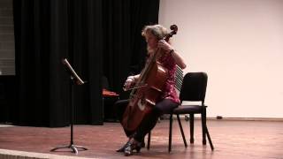 Bach Cello Suite No. 5 in c minor, BWV 1011 - Josephine van Lier, baroque cello (live/unedited)