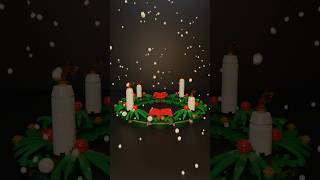 Сборка Lego Christmas Wreath 40426. Рождественский венок. #lego #brick #legochristmas #legoanimation