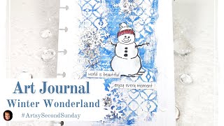 A Snowman in a Winter Wonderland - #ArtsySecondSunday Video Hop 🎬▶▶▶