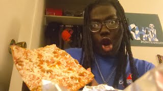 CHEAP PIZZA MUKBANG🍕😅 (DEEP TALK)