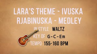 Lara's Theme Ivuska Rjabinuska Medley - Backing Track