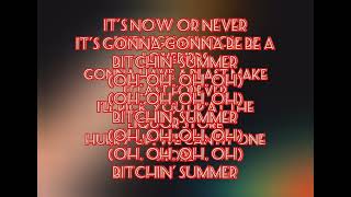 Avril Lavigne - Bitchin' Summer (Lyrics)