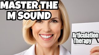 How to say the M sound| Speech Therapy Made Easy||