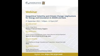 Geopolitical Volatility and Climate Change: Implications for Energy and Innovation in ASEAN and Asia