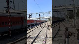 12618 || Mangala Lakshadweep Express (NZM) - (ERS) crossing At Datia 90 KMPH #shorts #train 🚆🚆🚆