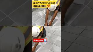 Epoxy grout genius short vid #diy #epoxygrout #cleaning