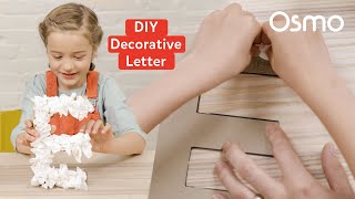 Make Your Own Decorative Letters: Fun Paper Crafts for Kids | Osmo