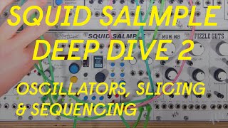 ALM022 - SQUID SALMPLE - Deep Dive 2 - Oscillators, Slicing & Sequencing