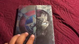 Captain America Civil War SteelBook  Unboxing