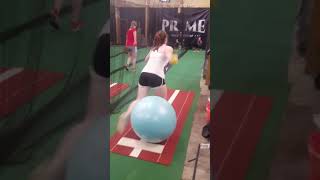 Yoga Ball Sprinter Drill