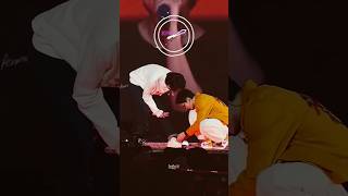 Jungkook helped Jin tie his shoes when his finger was injured #bts #jingkook #kpop #jinkookbts