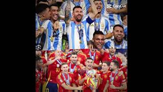 España VS argentina #fotball #soccerplayer #subscribe #messi #shortvideo